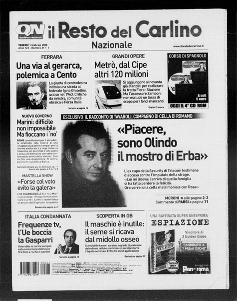 Il Resto del Carlino : giornale dell'Emilia